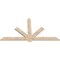 Ekena Millwork Kennewick Smooth Timber Gable Bracket, Douglas Fir, 84"W x 45"H x 1 1/2"D x 5 1/2"F, 13/12 Pitch GBW084X45X0206KEN00SDF - alternate 3